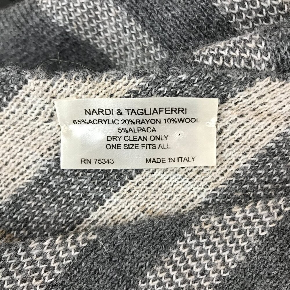 Women's Nardi & Tagliaferri Wool blend Poncho OS